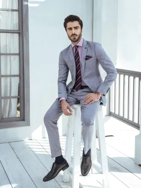 2 PIECE SUIT SLIM FIT LIGHT GREY