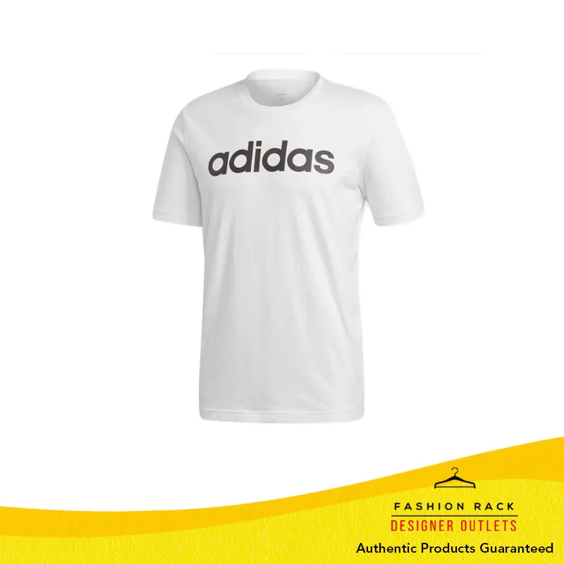 Adidas Essentials Linear Logo Tee White