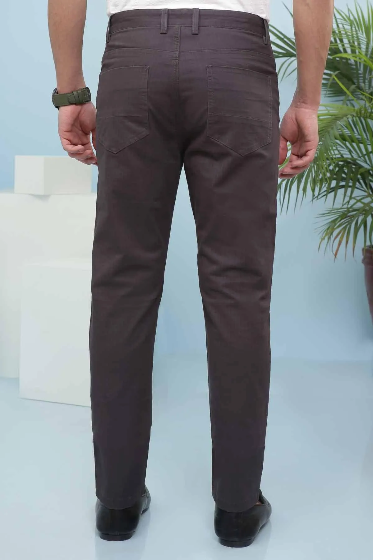 CASUAL PANT 5 POCKET DARK GREY