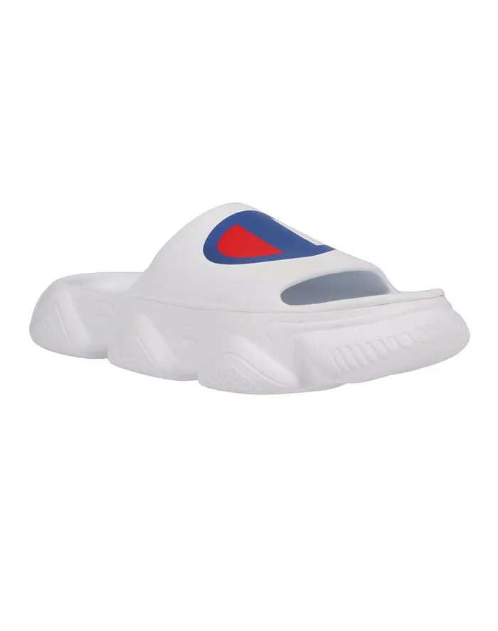 Champion Men's Meloso Squish Slides White CP102003M