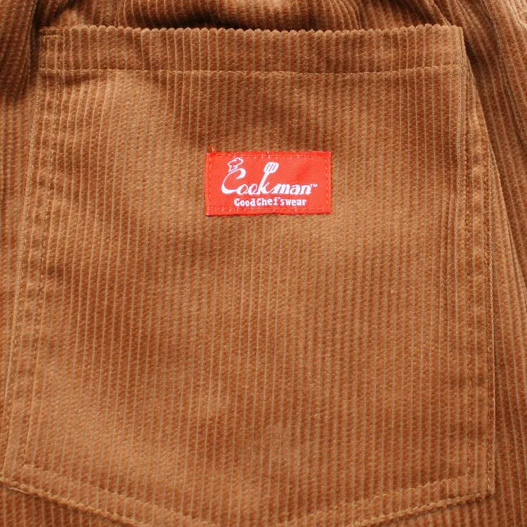 Cookman Chef Short Pants - Corduroy : Brown