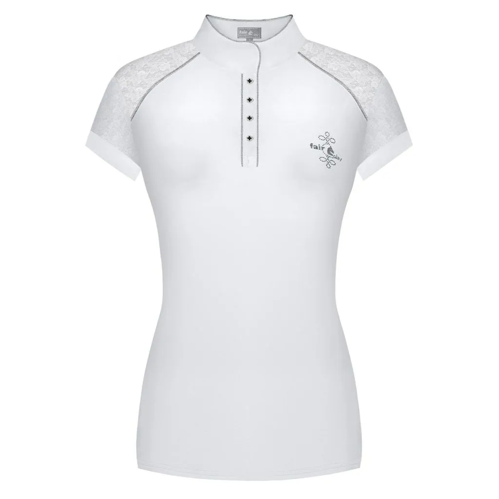 FairPlay Anita Short Sleeved Competition Shirt with Lace Sleeves