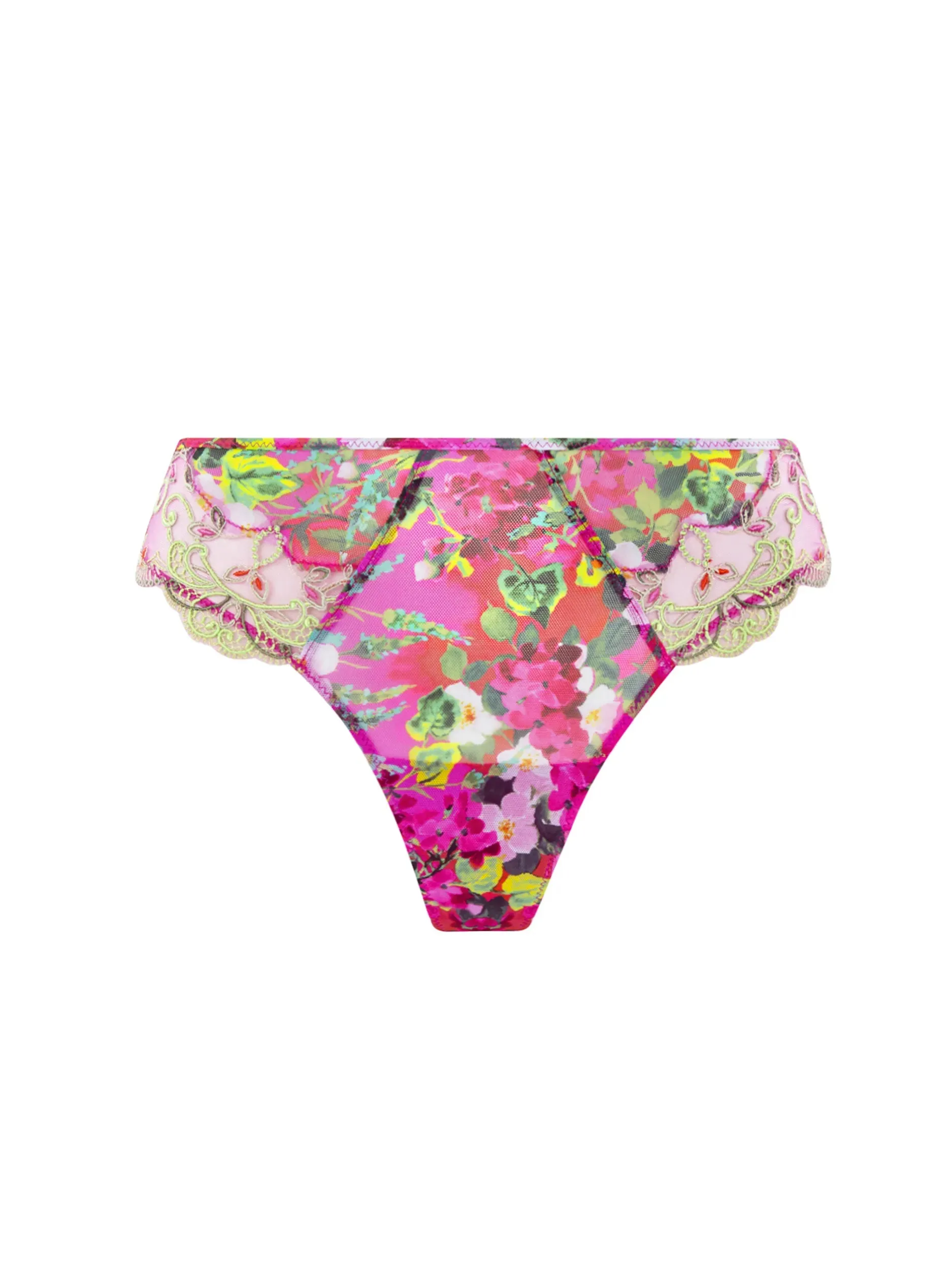 Lise Charmel Thong-Flight of Flowers-Fuchsia