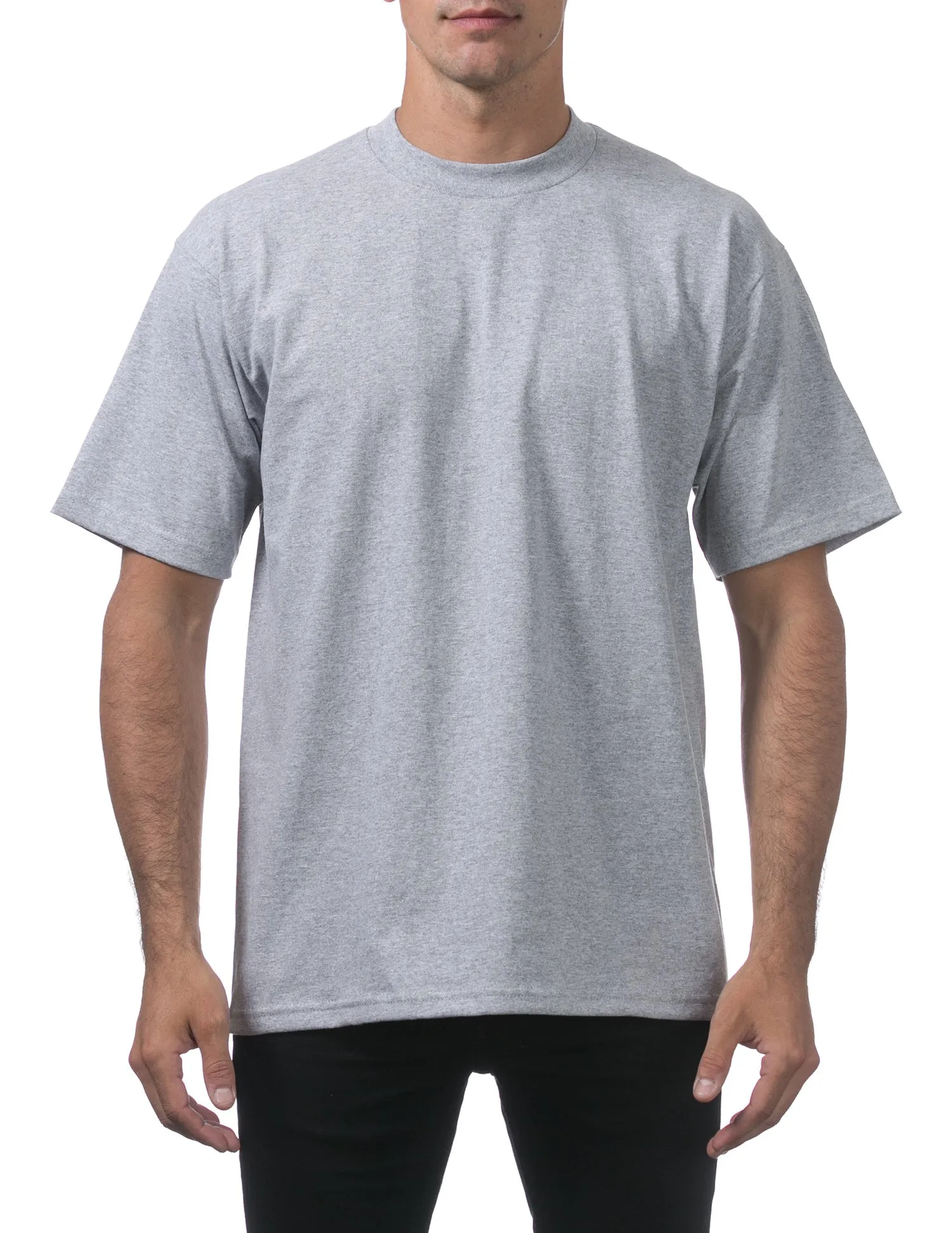 Pro Club Heavyweight S/S Heather Grey T-Shirt