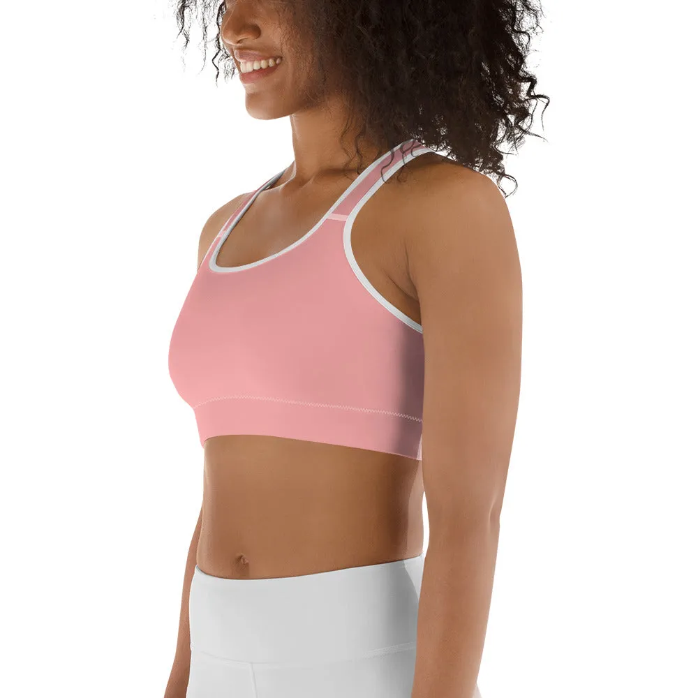 Savannahwood Pink Sports Bra