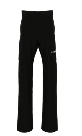 STRAIGHT-LEG WOOL TROUSERS